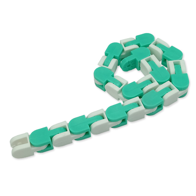 Productos transfronterizos de 24 secciones de la cadena de la pista de la bicicleta de 24 secciones de la cadena de la pista de la bicicleta