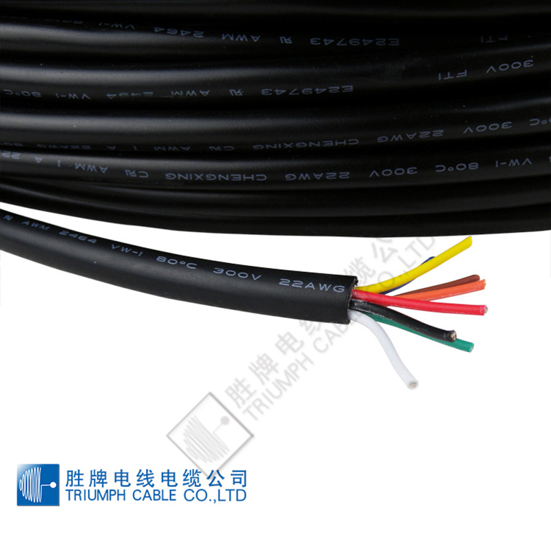 厂家直销 2464-24A/5C  过粉护套线  11/0.14TS镀锡铜线  多芯信