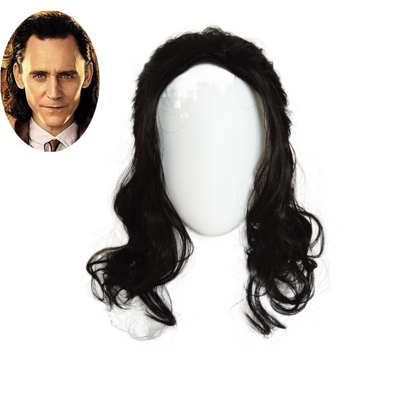 Amazon Cross-Border American Tv Series Loki Wig Cosplay Halloween Cosplay Men's Anime Role Play