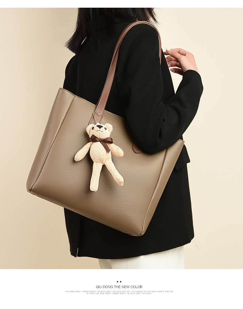 Women's Bag Tote Bag Korean Style Retro Commuter Large Capacity Bag All-match High-end Shoulder Bag_voghion.com