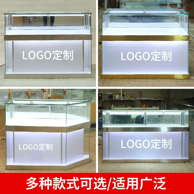 源头厂家手机柜台展柜陈列柜数码通讯电子产品玻璃木柜展示柜