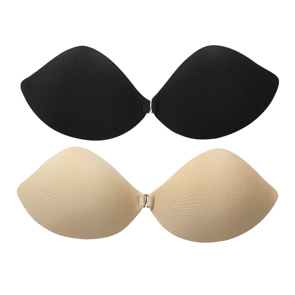 Сексуальный невидимый бюстгальтер-топ с нескользящим эффектом, поддерживающий пуш-ап, дышащие накладки для сосков