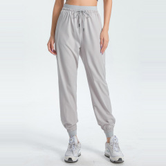 Women's Loose Fit Sports Leggings, European and American Style, Quick-Drying Running, Fitness and Casual Pants, Loose High-Waist Yoga Leggings