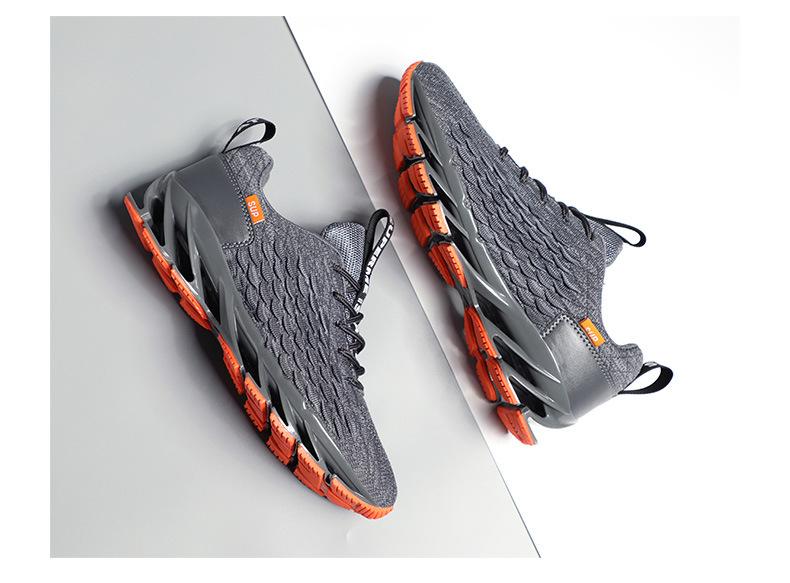 Scarpe da lavoro da uomo Scarpe da tennis Scarpe sportive Scarpe da ginnastica Scarpe da ginnastica versatili e traspiranti in mesh_voghion.com