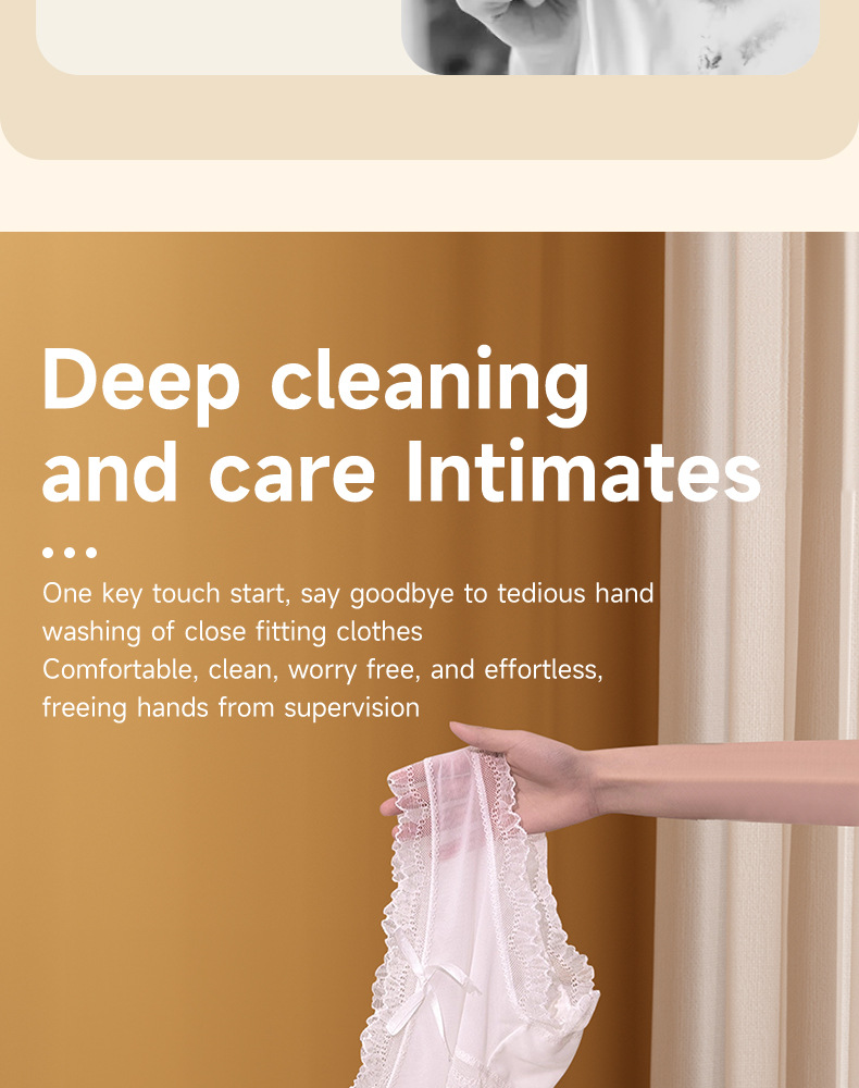 Vollautomatischer, kabelloser, tragbarer Wäschebecher mit Ladefunktion, Mini-Waschmaschine für Unterwäsche und Socken, kleine Waschmaschine, für Reisen und Zuhause_voghion.com