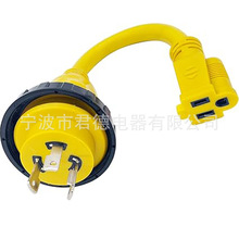 Marine���󺣰��Դ��STW����125V 30���๫�^L5-30P�� 5-15Rĸ�^