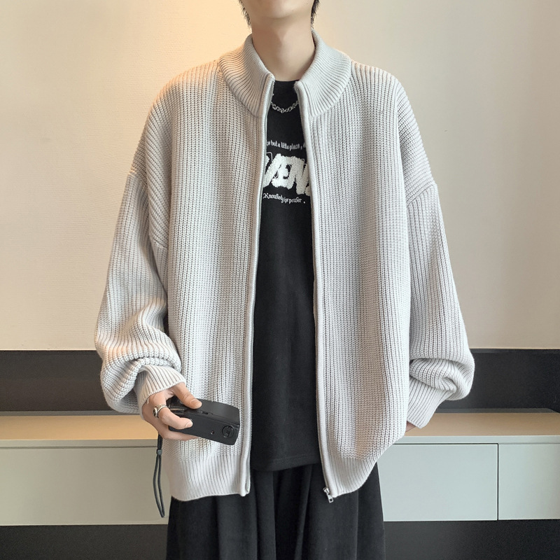 Autumn quality men's Japanese cardigan