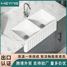 ��ʽˮ�ۏN��ϴ���ˮ�ذ�Ƕ��ʽϴ�����p�費�l�Sһ�w�մɴ�β�