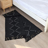 Nordic cotton cotton, hemp and flower carpet household living room cut flower carpet, bedroom bedside long bed, pad floor pad to wholesale