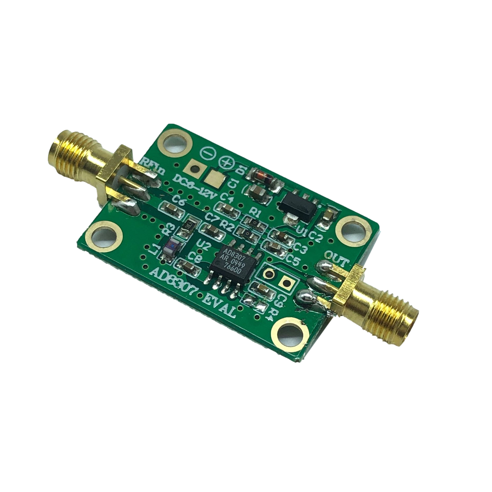 0.1-600M -75~+15dBm 功率表 对数检测　AD8307模块