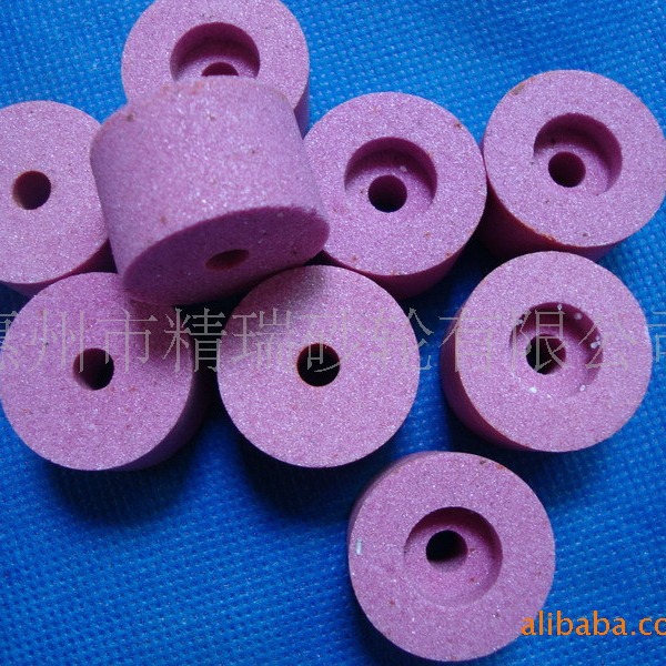 供应金刚石陶瓷结合剂不同材质单面凹通孔内圆磨砂轮