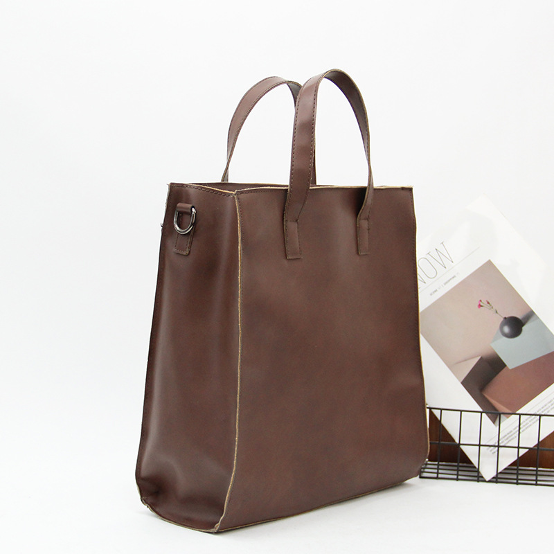 Purse, trend small bag, one-shoulder bag, capacious shoulder bag, genuine leather 4