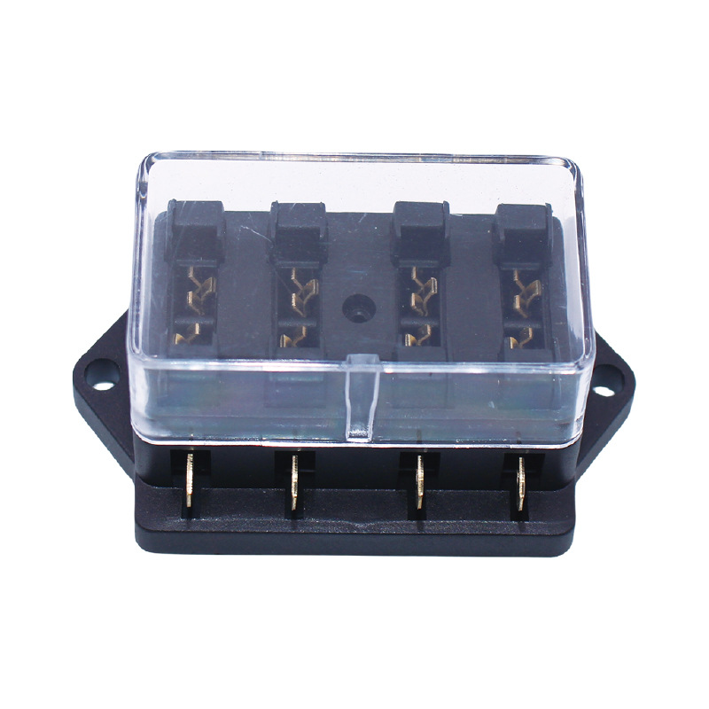 厂家直销汽车多路保险丝盒4路保险丝盒带盖