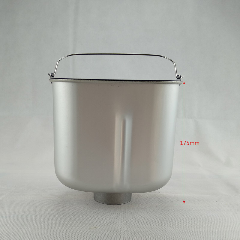 Accesorios para máquina de pan de hogar de envío directo de fábrica transfronteriza, cubeta interior para mezclar y cubeta para pan, revestimiento antiadherente de grado alimenticio