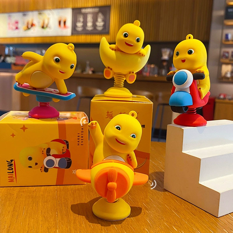 Оригинальный автомобильный декор «Молочный Дракон»: креативный антистресс-шейкер для электромобилей, милый аксессуар для интерьера