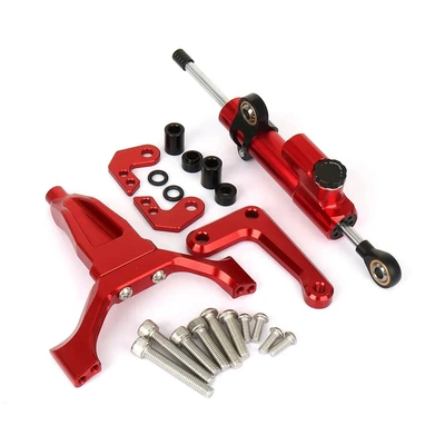 Titanium Ruler Damper – Motosiklet ləvazimatları və aksesuarları - mt09-2024-red-titanium-ruler-kit