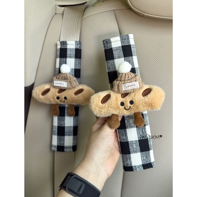Sürətlər qutusu və əl tormozu başlıqları, Cute Bread Car Seatbelt