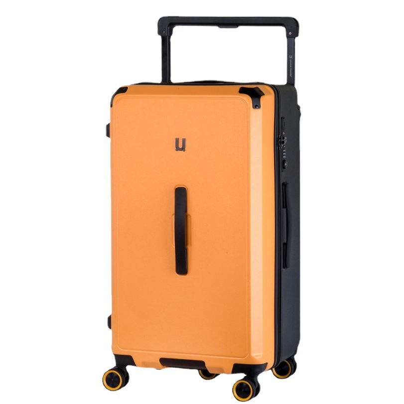 Maleta de viaje japonesa de tres ruedas, gran capacidad, universal, de 26 pulgadas, maleta unisex de 28 pulgadas, maleta con ruedas anchas y carga USB