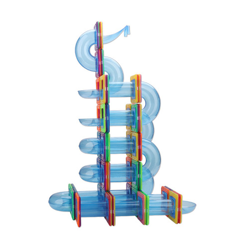 Magnetic sheet slide building blocks changeable ball building and inserting toys children's diy early education toys 3-year-old kindergarten