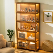 手辦展示櫃模型玩具透明玻璃亞克力展櫃高達樂高家用收納櫃禮品櫃