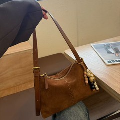 流行高级感腋下包包女2025秋季新款简约磨砂托特包时尚通勤单肩包