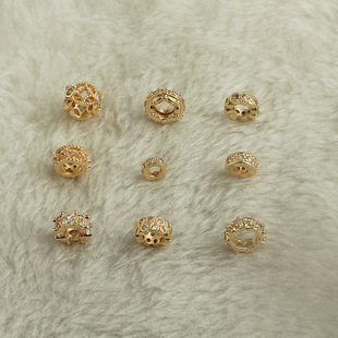 14k����ɫ���ֿ��ʯ���� diy�ֹ��Ʒ��� ��朴���܇݆�h����