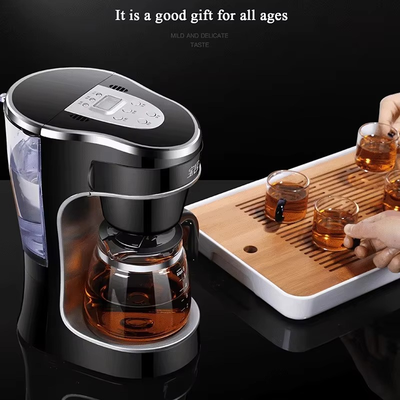 Máquina de café italiana doméstica pequeña oficina automática de dibujo de flores tipo goteo máquina de burbujas de leche máquina de dibujo de flores