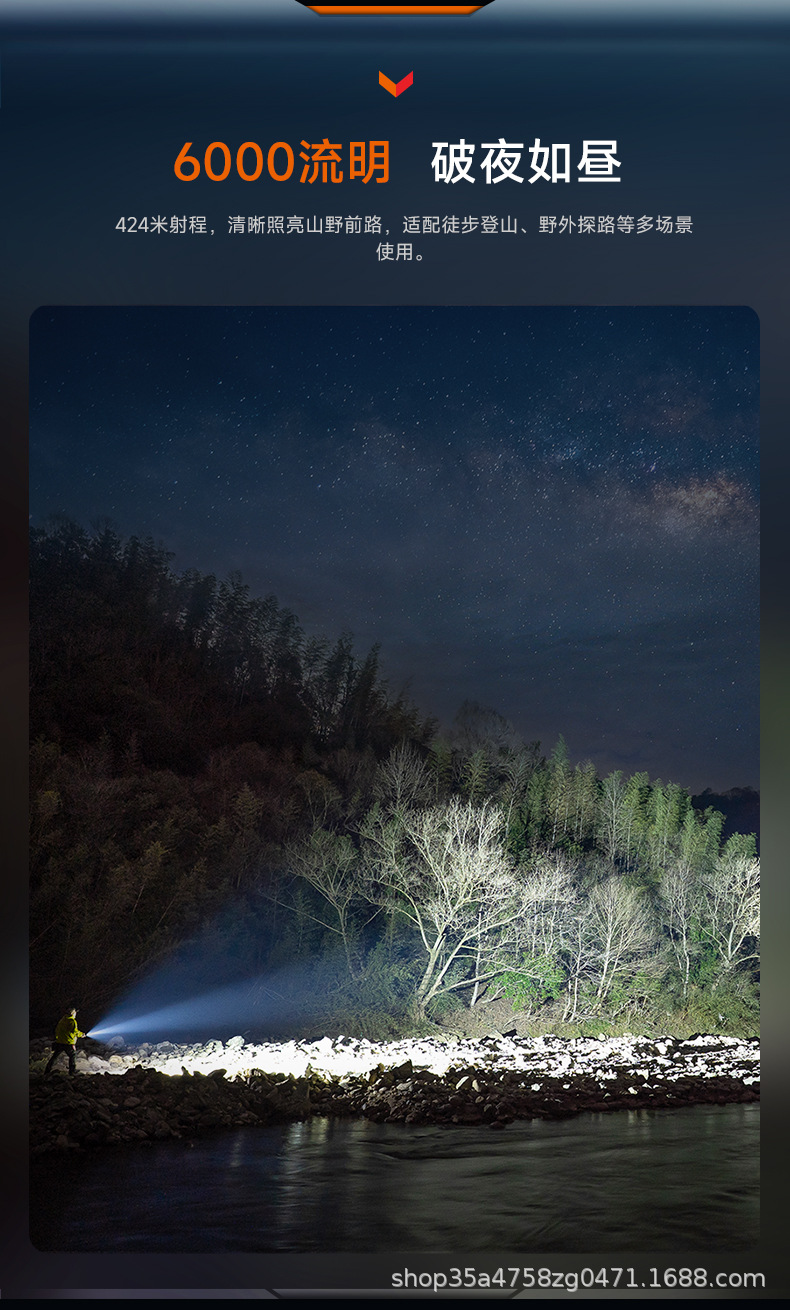 Fenix C16: A powerful, ultra-bright outdoor flashlight with 6000 lumens, long-range beam, fast charging, and multiple functions