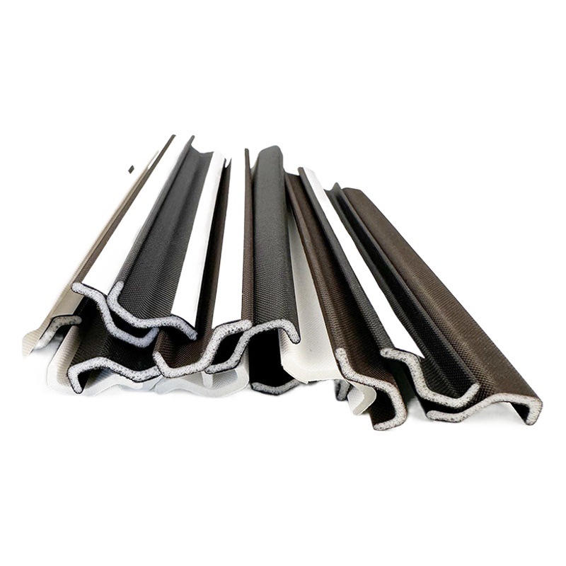 Tira de Sellado para Ventanas Corredizas de Comercio Electrónico Transfronterizo, Tira de Sellado Autoadhesiva de Aluminio Aislante de Acero Plástico para Ventanas Corredizas, Tira de Sellado en Forma de S