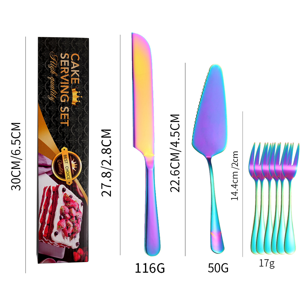 색상/8 피스 세트