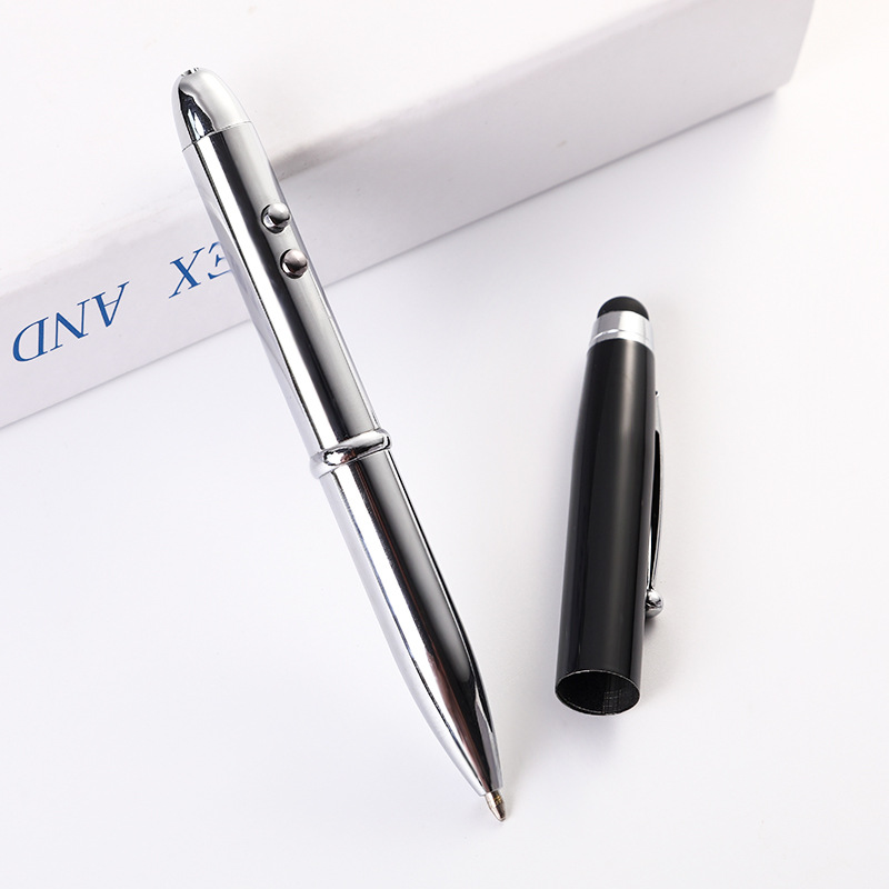 Suministro directo de fábrica Bolígrafo De Metal bolígrafo láser LED herramienta pluma publicidad comercial pluma logotipo personalizado pluma de metal al por mayor