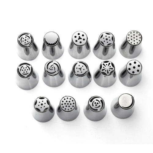 Russian stainless steel decoration nozzle Spherical decoration nozzle Torch decoration nozzle Hydrangea decoration nozzle Integrated molding nozzle