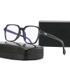 2022 New Year GM Plain glasses The black box of flat mirror men and women Blue light myopia glasses frame