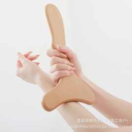 榉木按摩器 刮痧杯套餐 擀筋经络疏通按摩杯头部按摩亚马逊速卖通