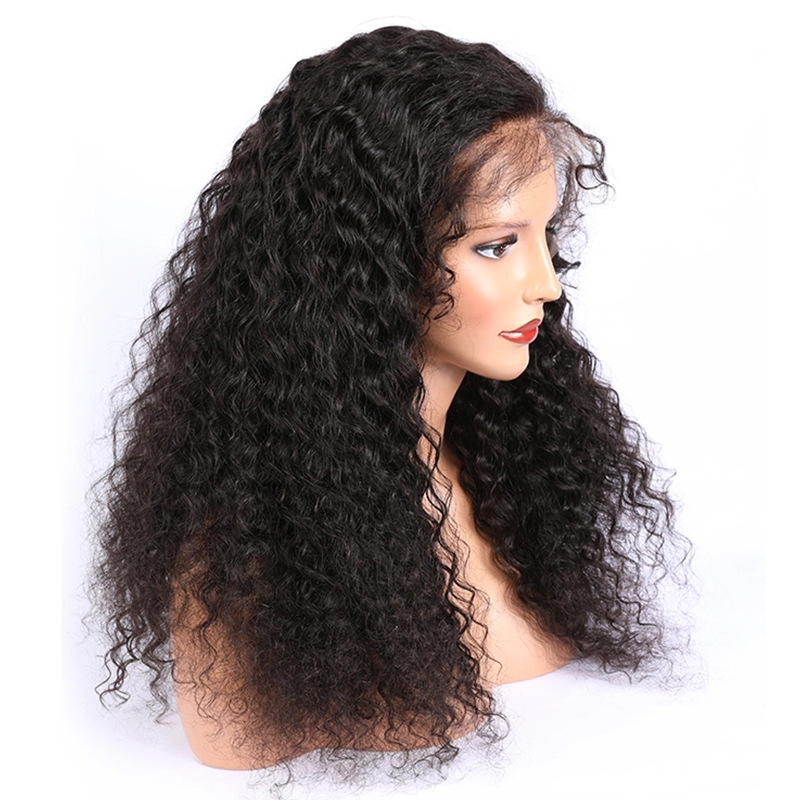 2020 transfronteriza nueva peluca cabeza cubierta europea y americana Peluca de fibra química de alta temperatura fábrica de seda al por mayor medio largo pelo rizado