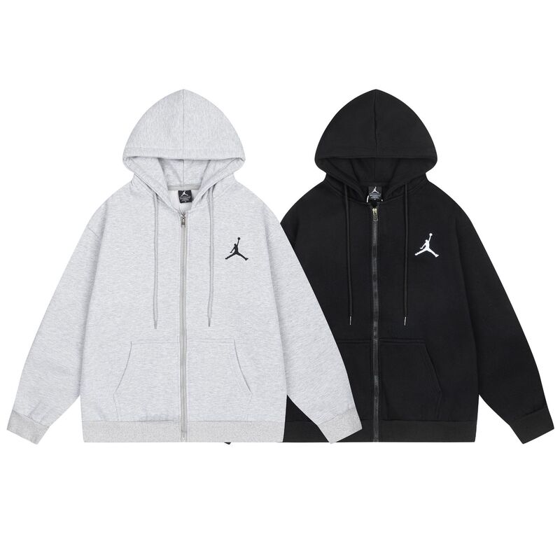 2025 Trendy Brand Aj Trapeze Velvet Sweatshirt Jacket Men and Women Couple Tops Hoodie Embroidered Jacket Export Wholesale 2025 Trendy Brand Aj Trapeze Velvet Sweatshirt Jacket Men and Women Couple Tops Hoodie Embroidered Jacket Export Wholesale