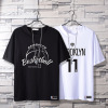 NBA Nets Owen 11 motion pure cotton T-shirt summer T-shirts Versatile student Easy Large Short sleeved