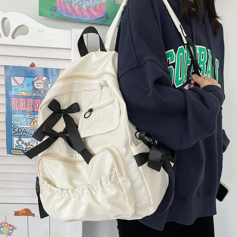 Japanese cute school bag with bow, backpack, shoulder bag