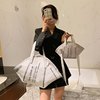 2021 New bag Female bag ins personality A small minority Canvas bag N95 Mask Shape Bag Size