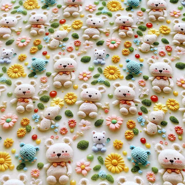 No. 34 3D digital printed cotton silk fabric one meter