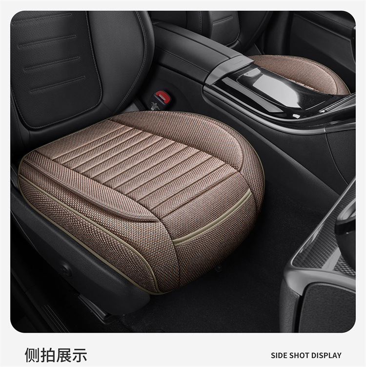 Soft, Comfortable, Breathable, Simple and Versatile Car Seat Cover for All Seasons, Wear-Resistant and Dirt-Resistant, Fully Enclosed Car Seat Cushion