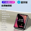 Black [Touch screen 2.0 inch full screen] with Bluetooth + silicone case