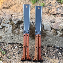 蓝光淬火sk5钢密齿双面折叠锯木工专用手工锯家用手持型木工锯子