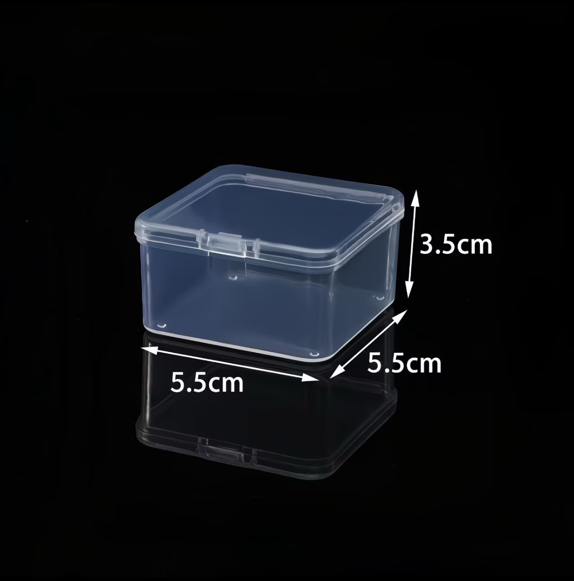 拼豆收纳盒多规格透明PP收纳盒拼豆神器分装盒饰品物料包装盒五金