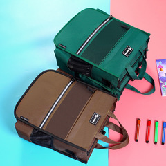 補習袋雙層大容量手拎包大容量學生補習中小學生手提袋資料補課包