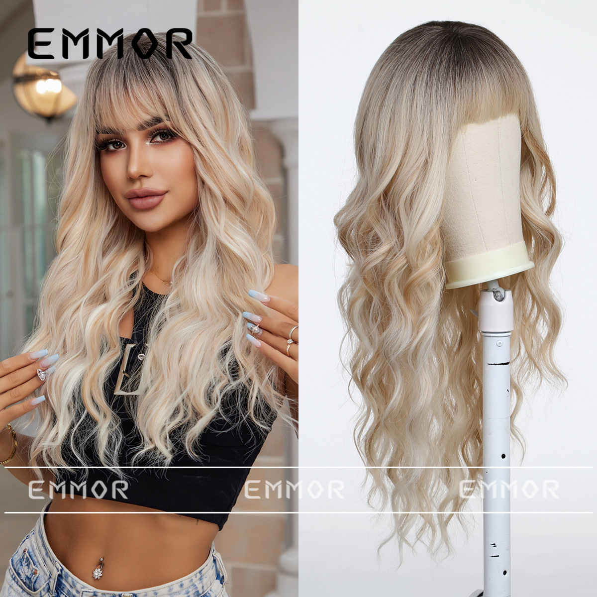 Lc8155-3 de oro teñido (26 inch300g)