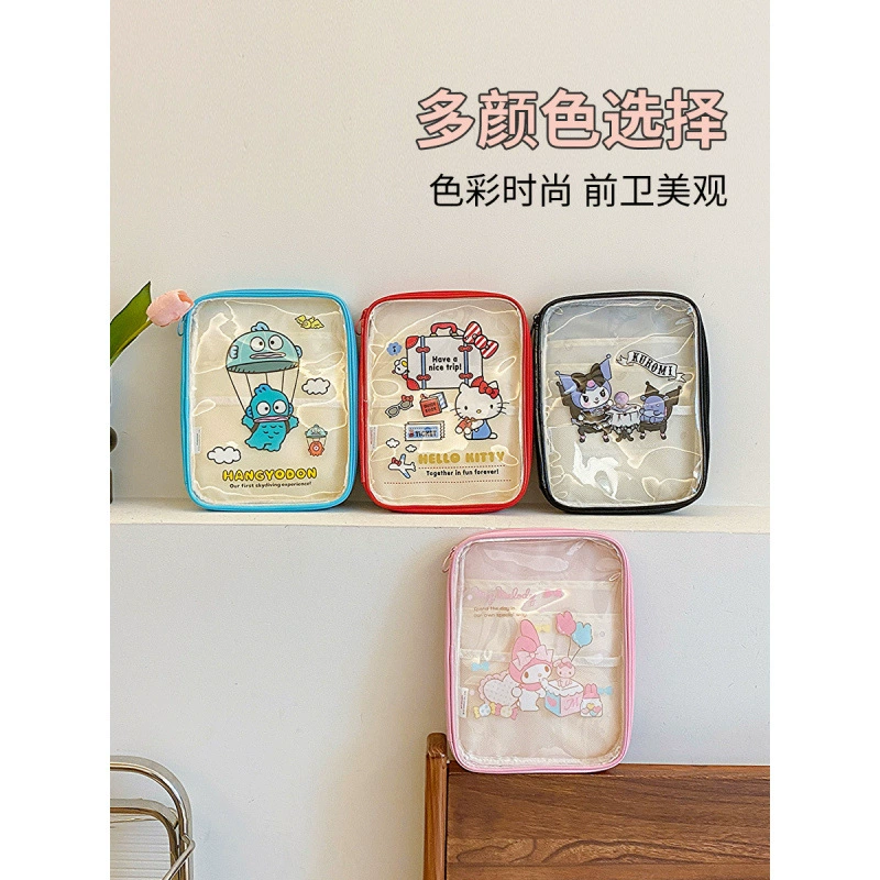 Косметичка прозрачная водостойкая 11 дюймов Sanrio