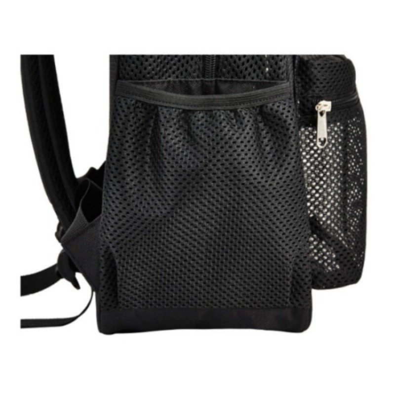 Amazon venta al por mayor de alta carga tela de malla mochila de hombro simple bolsa de viaje mochila de playa