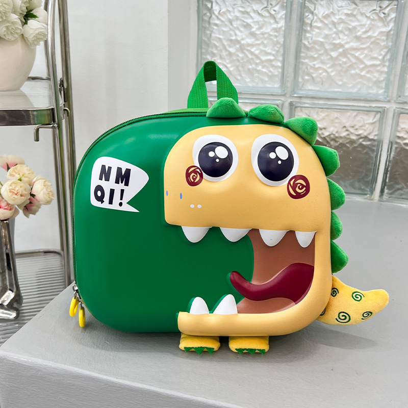 Kindergarten schoolbag mujer 2024 nueva historieta niños lindos dinosaurio mochila masculina niños ocio viaje pequeña mochila