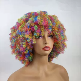 假发短卷发;假发长卷发;发包/丸子假发